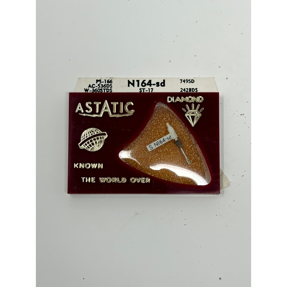 Astatic N164-sd Diamond Stylus Replacement Needle for B.S.R. PS-166 ST-17 749SD